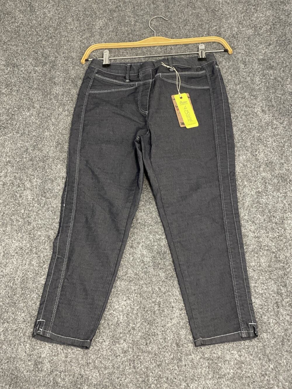 Soccx Christian Materne Jeans Womens 6 Pull On Cropped Denim Pants EU:36 N283